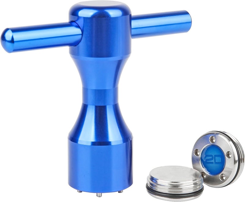 FoFoFo Golf Putter Weights Compatible with Scotty Cameron 2pcs Blue 5g/10g/15g/20g/25g/30g/35g/40g/45g with Wrench Kit Set Compatible with Titleist Scotty Cameron Putter Newport - Image 2